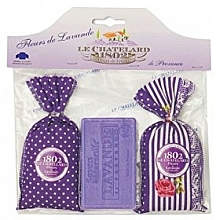 Düfte, Parfümerie und Kosmetik Set - Le Chatelard 1802 Sachet bag with dried lavender (soap/100g + pouch/2x18g)