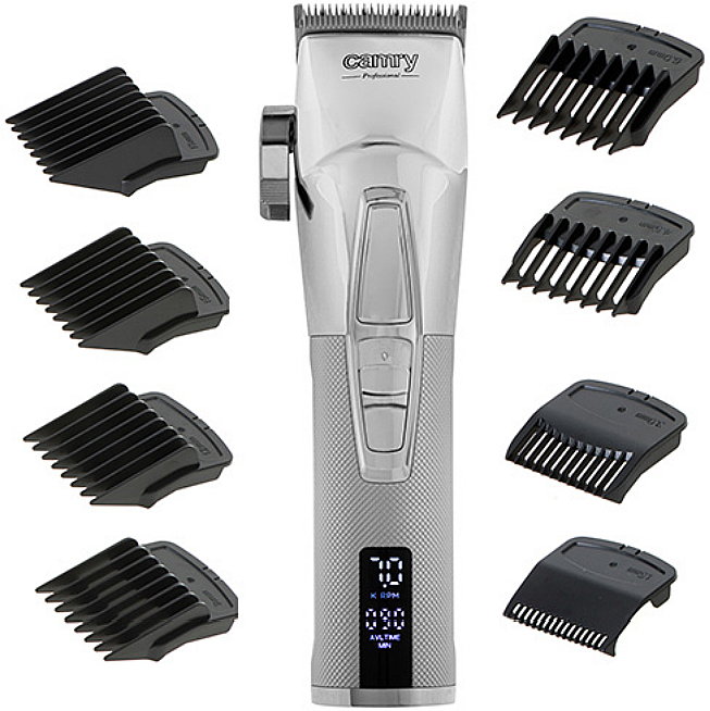 Haarschneider mit LCD-Display silber - Camry Premium Hair Clipper CR 2835s Cordless Silver  — Bild N1