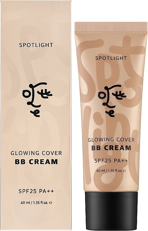 Strahlende BB-Creme - Ottie Spotlight Glowing Cover BB Cream SPF25 PA++ — Bild N2