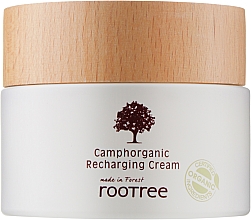 Düfte, Parfümerie und Kosmetik Feuchtigkeitsspendende Gesichtscreme mit Sheabutter und Kamillenextrakt - Rootree Camphorganic Recharging Cream