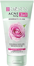Düfte, Parfümerie und Kosmetik 3in1 Gesichtswaschgel mit Rosenwasser und Teebaum für Problemhaut - Nature Of Agiva Roses Acne Help 3 In 1 Cleansing Face Wash