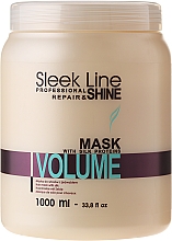 Haarmaske für mehr Volumen mit Seidenproteinen - Stapiz Sleek Line Volume Hair Mask — Bild N3