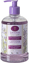 Flüssigseife mit Lavendelextrakt - Saponificio Artigianale Fiorentino Lavender Liquid Soap — Bild N1