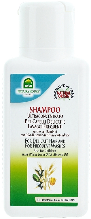 Shampoo mit Mandel- und Weizenkeimöl - Natura House