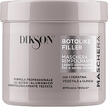 Düfte, Parfümerie und Kosmetik Auffüllende Maske für geschädigtes Haar mit pflanzlichem Keratin, Quinoa und Hyaluronsäure - Dikson Botolike Filler Mask