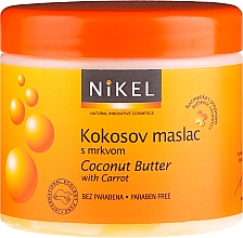 Kokosbutter für den Körper mit Karotte - Nikel Coconut Butter — Bild N1