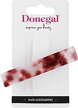 Düfte, Parfümerie und Kosmetik Automatische Haarspange FA-5684 weiß mit rot - Donegal