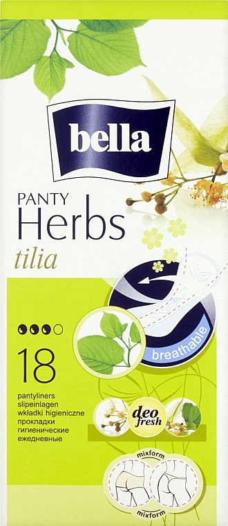 Slipeinlagen Panty Herbs Tilia 18 St. - Bella
