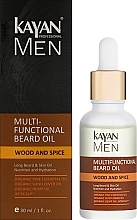 Multifunktionales Bartöl - Kayan Professional Men Multifunctional Beard Oil — Bild N2