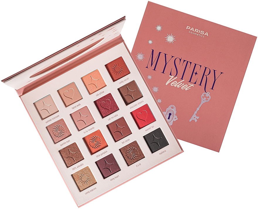 Lidschatten-Palette mit 16 Farbtönen - Parisa Cosmetics Mystery Velvet — Bild N2