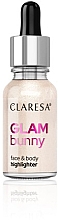 Düfte, Parfümerie und Kosmetik Flüssiger Highlighter für Gesicht und Körper - Claresa Glam Bunny Face & Body Highlighter