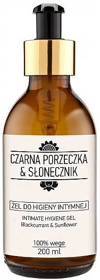 Intimpflegegel mit schwarzer Johannisbeere und Sonnenblume - Nova Kosmetyki Czarna porzeczka & Slonecznik — Bild N1