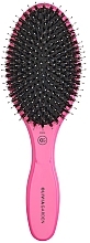 Haarbürste - Olivia Garden Expert Care Oval Boar&Nylon Bristles Pink — Bild N1