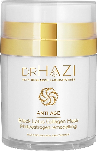 Gesichtsmaske Black Lotus - Dr.Hazi Anti Age Collagen Mask  — Bild N1