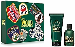 Düfte, Parfümerie und Kosmetik Dsquared2 Green Wood Pour Homme - Duftset (Eau de Toilette 100ml + Duschgel 150ml)