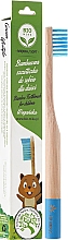 Düfte, Parfümerie und Kosmetik Bambuszahnbürste für Kinder weich blau - Biomika Natural Bamboo Toothbrush