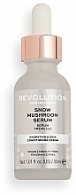 Düfte, Parfümerie und Kosmetik Feuchtigkeitsspendendes Gesichtsserum mit Silberohr-Extrakt und Glycerin - Revolution Skincare Snow Mushroom Serum