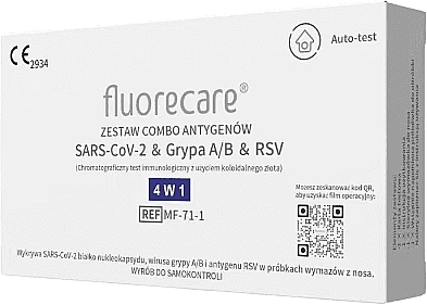 Kombi-Test für SARS-CoV-2, Influenza A/B und RSV-Antigene - Fluorecare Influenza A/B+Covid-19 Rsv Combo Antigen Test — Bild N1