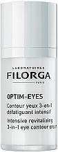 Düfte, Parfümerie und Kosmetik Augenkonturcreme gegen Falten, Schwellungen und dunkle Augenringe mit Hyaluronsäure - Filorga Optim-Eyes