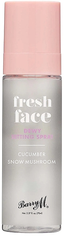 Make-up-Fixierspray - Barry M Fresh Face Dewy Setting Spray Cucumber & Snow Mushroom — Bild N1