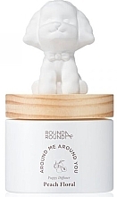 Düfte, Parfümerie und Kosmetik Raumerfrischer - Round A‘Round Puppy Happy Poodle Peach Floral