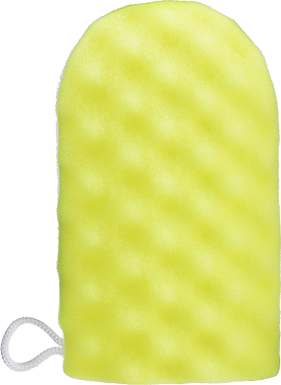 Handschuh-Waschlappen gelb - LULA — Bild N1
