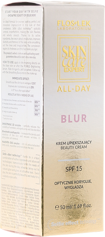 Verschönende Gesichtscreme SPF 15 - Floslek Skin Care Expert All-Day Base Smoothing Cream — Bild N3