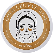 Düfte, Parfümerie und Kosmetik Anti-Aging-Hydrogelpatches für die Haut unter den Augen - Veronni Gold Gel Eye Mask