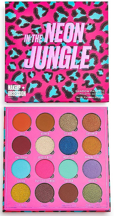 Lidschattenpalette - Makeup Obsession In The Neon Jungle Eyeshadow Palette — Bild N1