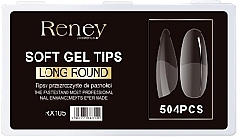 Düfte, Parfümerie und Kosmetik Falsche Nagelspitzen Acryl transparent 504 St. - Reney Cosmetics RX-105