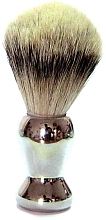 Düfte, Parfümerie und Kosmetik Rasierpinsel - Golddachs Shaving Brush Silver Tip Badger Plastic Silver