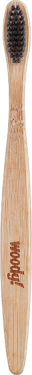 Bambuszahnbürste weich Colour schwarz - WoodyBamboo Bamboo Toothbrush — Bild N2