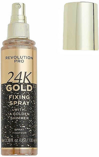 Make-up-Fixierer mit Goldschimmer - Revolution Pro 24K Gold Fixing Spray — Bild N1