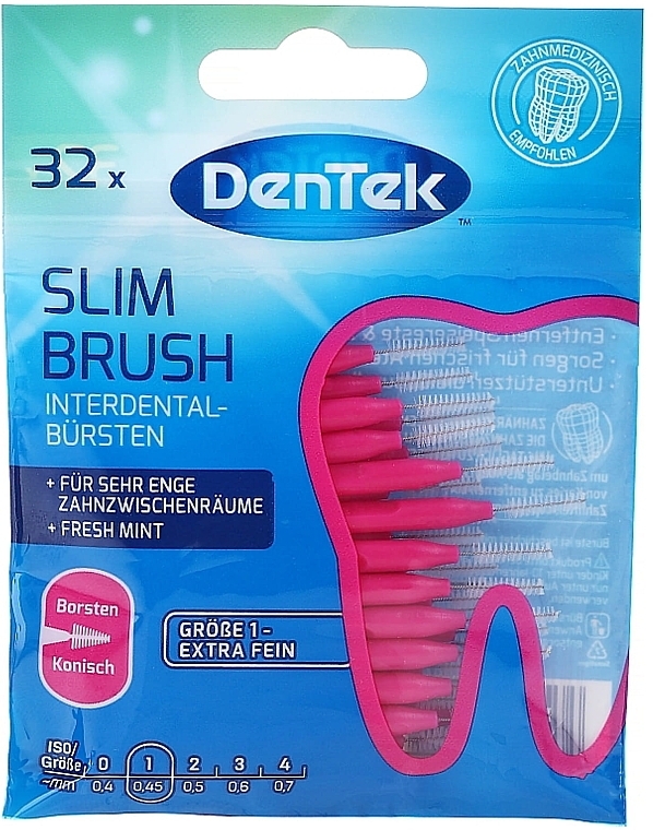 Interdentalbürsten 0,45 mm 32 St. - DenTek Slim Brush  — Bild N1