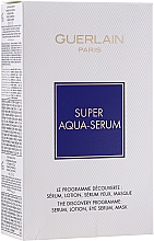 Düfte, Parfümerie und Kosmetik Gesichtspflegeset - Guerlain Super Aqua Serum Set (Gesichtsserum 50ml + Augenserum 5ml + Gesichtsmaske 1 St. + Lotion 15ml)