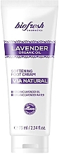 Düfte, Parfümerie und Kosmetik Aufweichende Fußcreme - BioFresh Lavender Organic Oil Softening Foot Cream