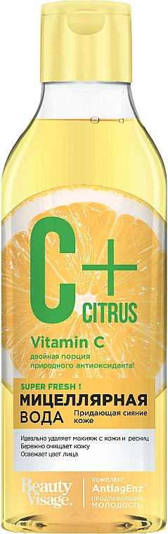 Erfrischendes Mizellenwasser mit Vitamin C - Fito Kosmetik C+Citrus AntiagEnz Micellar Water