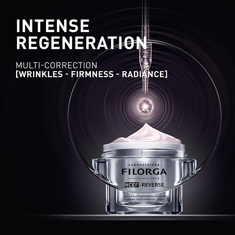 Regenerierende Anti-Aging Gesichtscreme mit Hyaluronsäure und Kollagen - Filorga NCTF-Reverse Supreme Regenerating Cream — Bild N7