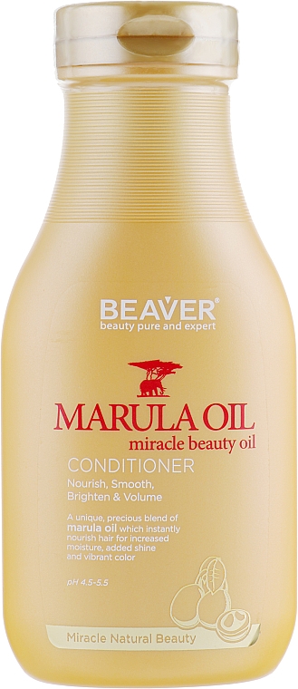 Pflegende Spülung für trockenes und geschädigtes Haar mit Marulaöl - Beaver Professional Nourish Marula Oil Conditioner — Bild N1