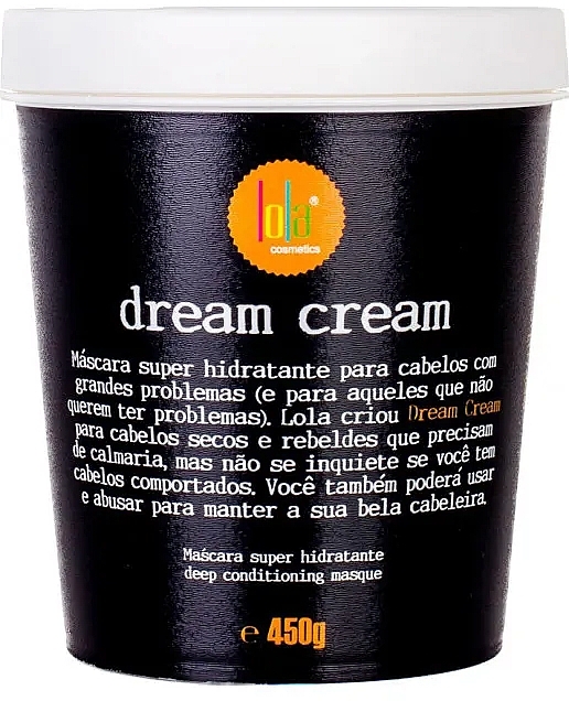 Feuchtigkeitsmaske für trockenes und widerspenstiges Haar  - Lola Cosmetics Dream Cream Mask — Bild N2