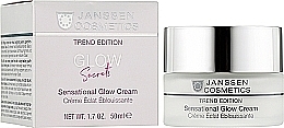 Gesichtscreme für mehr Ausstrahlung mit Hyaluronsäure und Algenextrakt aus dem indischen Ozean - Janssen Cosmetics Sensational Glow Cream — Bild N2