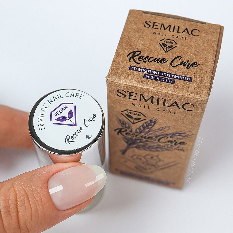 Nagelpflege mit Vitamin E und Kalzium - Semilac Rescue Care — Bild N3