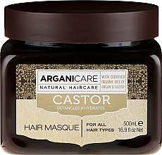 Haarmaske zum Haarwachstum mit Rizinusöl - Arganicare Castor Oil Hair Masque — Bild N3