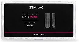 Formen zur Nagelverlängerung - Semilac Acrylgel Nail Form Square  — Bild N1