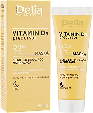 Lifting-Gesichtsmaske mit Vitamin D3 für die Nacht - Delia Vitamin D3 Precursor Night Mask — Bild N2