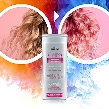 Shampoo für rosa Farbtöne für blondes, aufgehelltes und graues Haar - Joanna Ultra Color System Shampoo — Bild N2