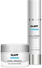 Düfte, Parfümerie und Kosmetik Klapp Hyaluronic Face Care Set - Gesichtspflegeset mit Hyaluronsäure (Gesichtscreme 50ml + Gesichtsserum 50ml)