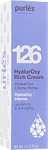 Feuchtigkeitsspendende und pflegende Anti-Aging Gesichtscreme mit Hyaluronsäure - Purles HydraOxy Intense 126 HyalurOxy Rich Cream — Bild N2