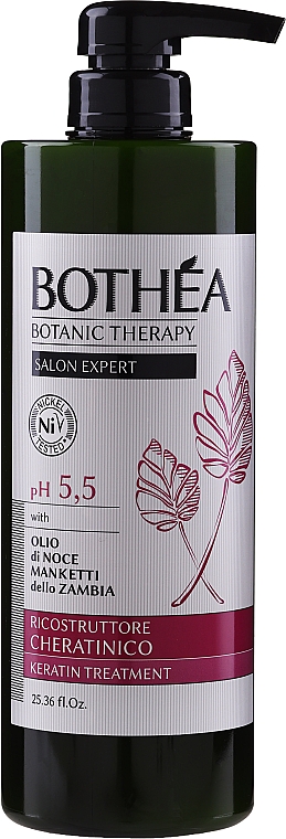 Keratinbehandlung mit Walnussöl - Bothea Botanic Therapy Reconstructor Keratin pH 5.5 — Bild N1