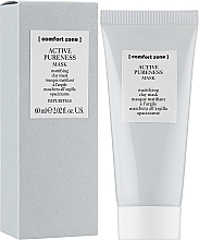 Reinigende und mattierende Gesichtsmaske für unreine und fettige Haut mit grüner und weißer Tonerde - Comfort Zone Active Pureness Mask — Bild N3